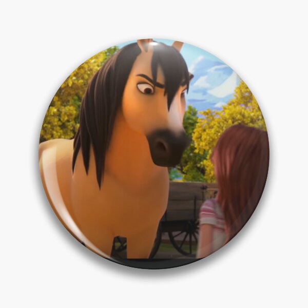Item preview, Lucky Prescott, Spirit, cartoon, 2021, the indomitable, steed, Stallion of the Cimarron   (3) designed and sold by Mustelacanaviar.