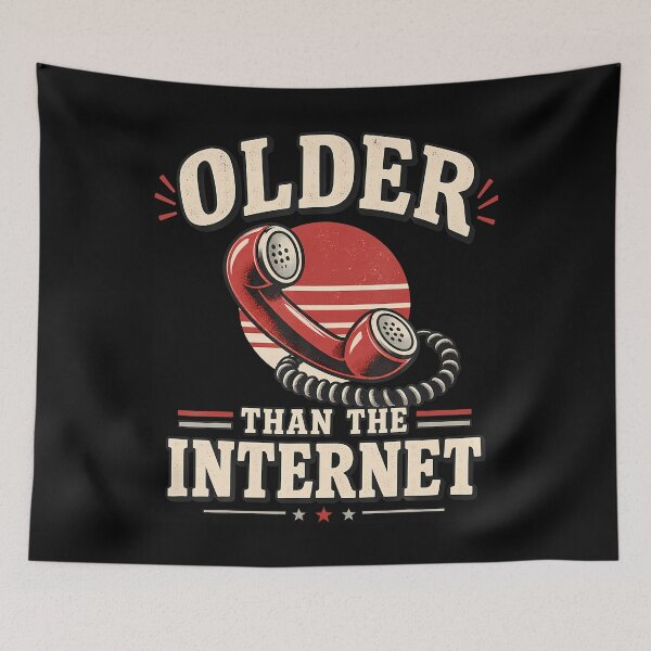 Item preview, Older Than The Internet Funny Retro Phone Humor designed and sold by T9AXER.