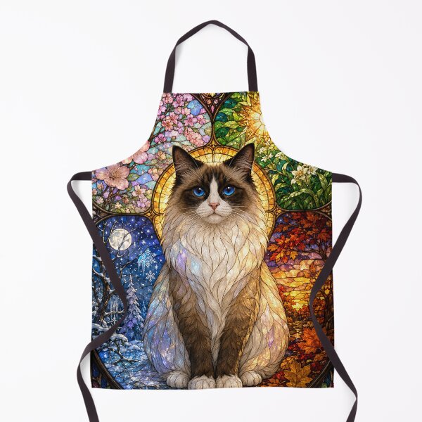 Item preview, The Ragdoll of the Four Seasons – Gentle with blue eyes designed and sold by Pixel Sakura Gallery.