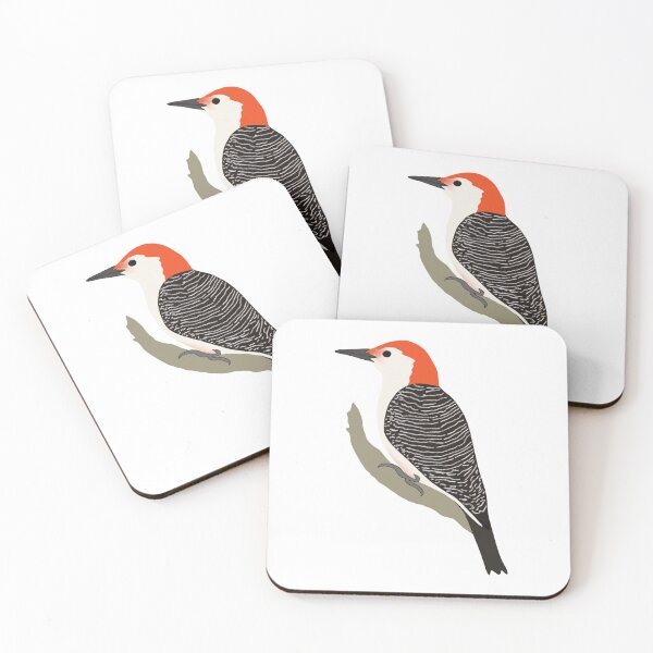 Item preview, Red Bellied Woodpecker Digital Bird Illustration designed and sold by FarnwirbelArt.