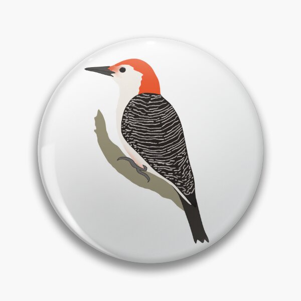Item preview, Red Bellied Woodpecker Digital Bird Illustration designed and sold by FarnwirbelArt.