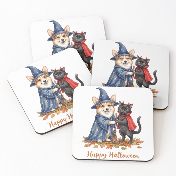 Item preview, Wizard Corgi Halloween designed and sold by Roy & Tiffany.