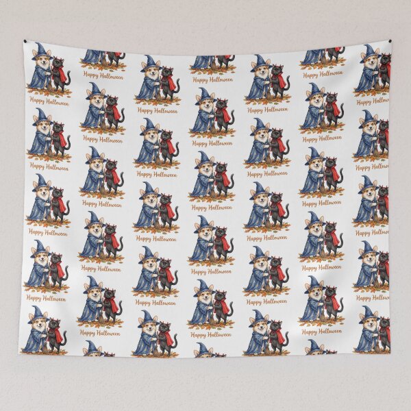Item preview, Wizard Corgi Halloween designed and sold by Roy & Tiffany.
