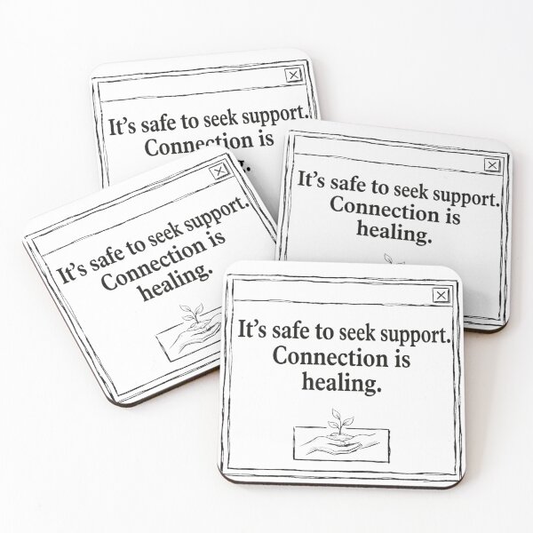 Item preview, Safe to seek support quote designed and sold by Mind Empowerment Designs.