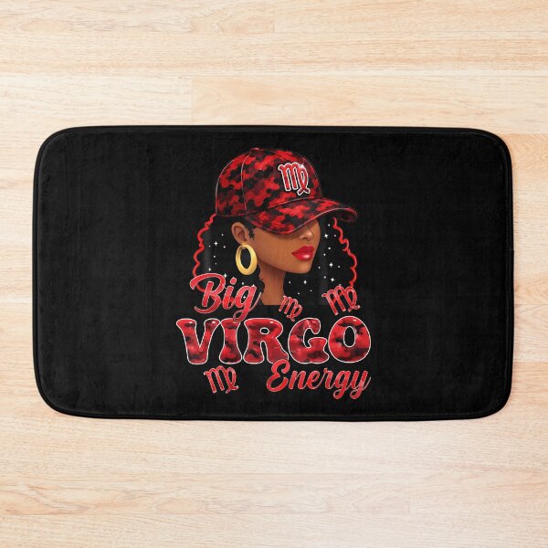 Item preview, Big Virgo Energy Afro Girl Wearing Red Cap Virgo Zodiac Sign designed and sold by T9AXER.