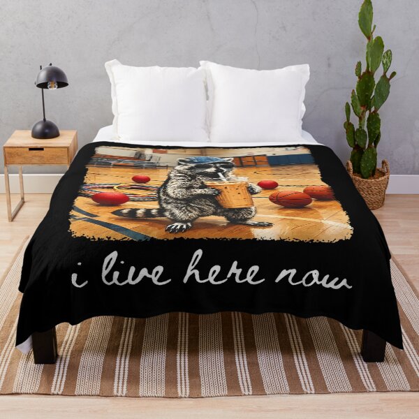 Item preview, I Live Here Now Raccoon Pe Teacher Gym School Design designed and sold by T9AXER.