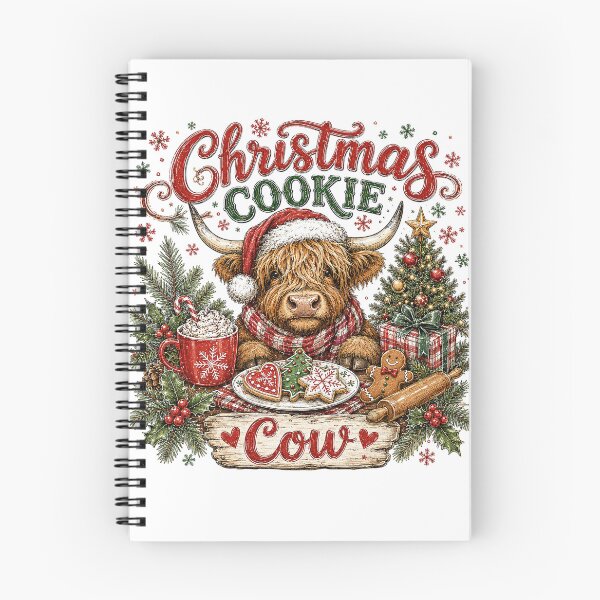 Item preview, Christmas Cookie Highland Cow Holiday Charm designed and sold by DYAFLK.