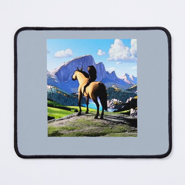 Item preview, Lucky Prescott, Spirit, drawings, 2021, the indomitable, steed, Stallion of the Cimarron, horse, hor designed and sold by Mustelacanaviar.