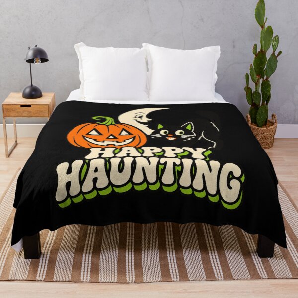 Item preview, Retro 90s Halloween Cut Out - Pumpkin Moon and Black Cat designed and sold by Ridaelb.