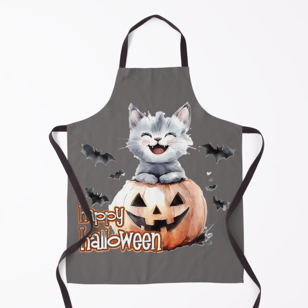 Item preview, happy halloween kitten pumpkin colorful typographic halloween design designed and sold by SmashingDeals.