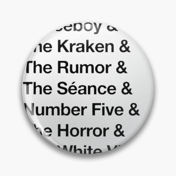Item preview, Umbrella Academy Name List Graphic Art | ⭐⭐⭐⭐⭐ Best Seller designed and sold by Toddisded.