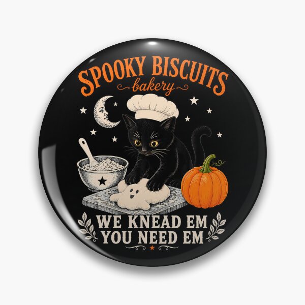 Item preview, Funny Spooky Biscuits Club Cat Lovers Pastry Halloween designed and sold by T9AXER.