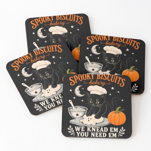 Item preview, Funny Spooky Biscuits Club Cat Lovers Pastry Halloween designed and sold by T9AXER.