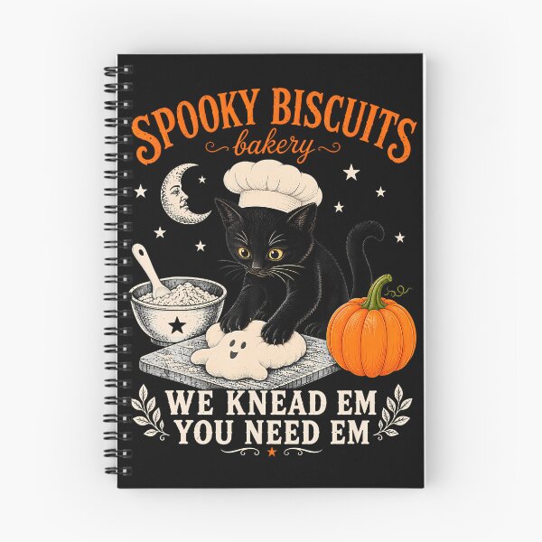 Item preview, Funny Spooky Biscuits Club Cat Lovers Pastry Halloween designed and sold by T9AXER.