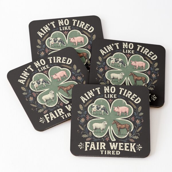 Item preview, ain't no tired like fair week tired Funny Quote designed and sold by w66aboo.
