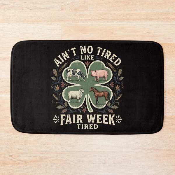 Item preview, ain't no tired like fair week tired Funny Quote designed and sold by w66aboo.