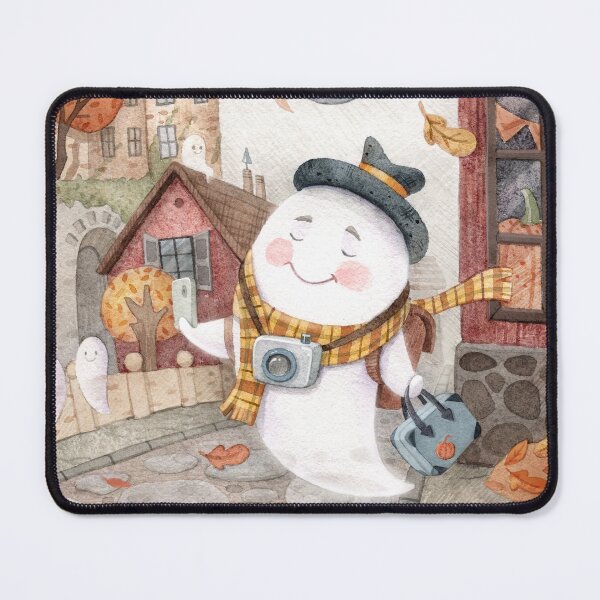 Item preview, Ghost Tourist in an Autumn Town designed and sold by White Rabbit Design .