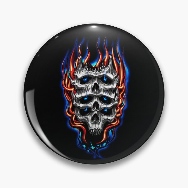 Item preview, Triskulls Darkart Drawing designed and sold by Shawnsonartshop.