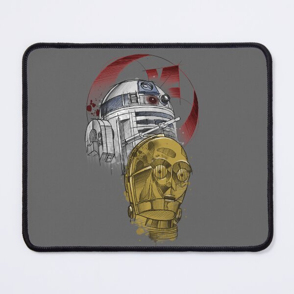 Item preview, R2D2 and C3PO. Lost in the sand. designed and sold by Inked T.