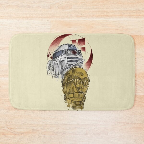 Item preview, R2D2 and C3PO. Lost in the sand. designed and sold by Inked T.