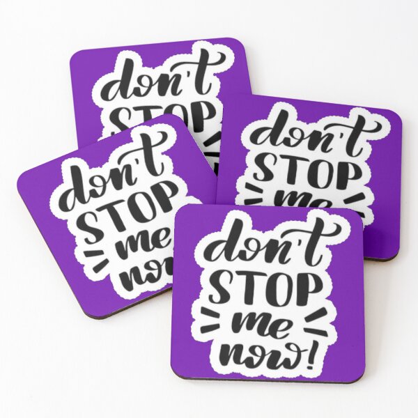 Item preview, Don't Stop Me Now Hand Lettered Motivational Quote Sticker designed and sold by Scro-Ciob-Shop.