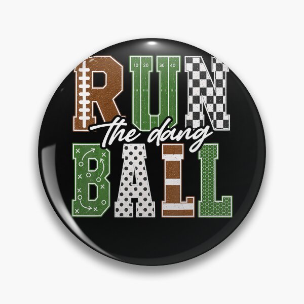 Item preview, Fall Football Dots Checkered Run The Dang Ball Football Mom designed and sold by T9AXER.