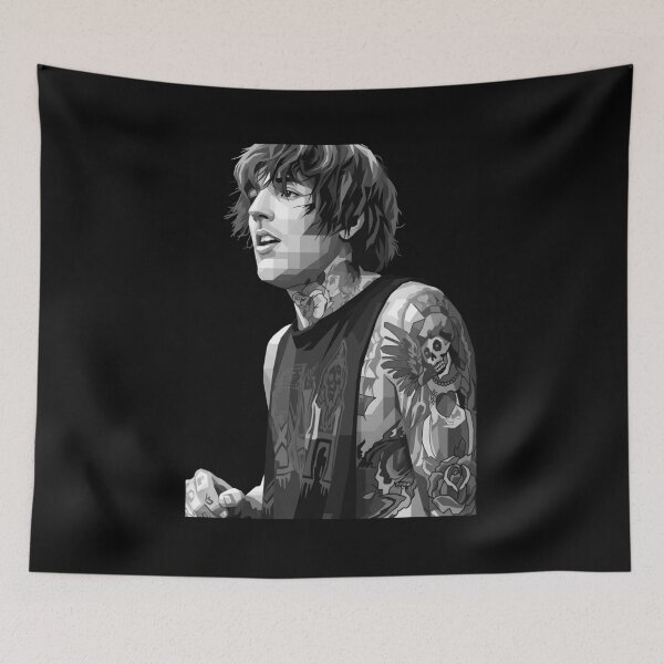 Aperçu de l'œuvre Oliver Sykes Grayscale créée et vendue par verlonzariy.