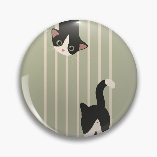 Item preview, Peekaboo Cat: Funny Tuxedo Cat designed and sold by SUreal Studio.