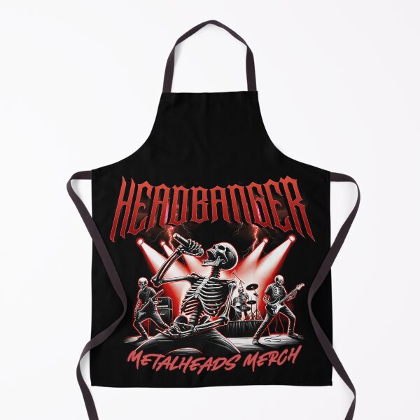 Item preview, Headbanger Metalheads Rock Band T-Shirt, Heavy Metal Skeleton designed and sold by baretyas.