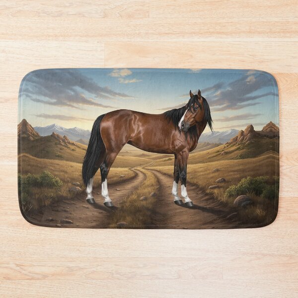 Item preview, An Adaev horse and a landscape from Kazakhstan designed and sold by Cheval-de-coeur.