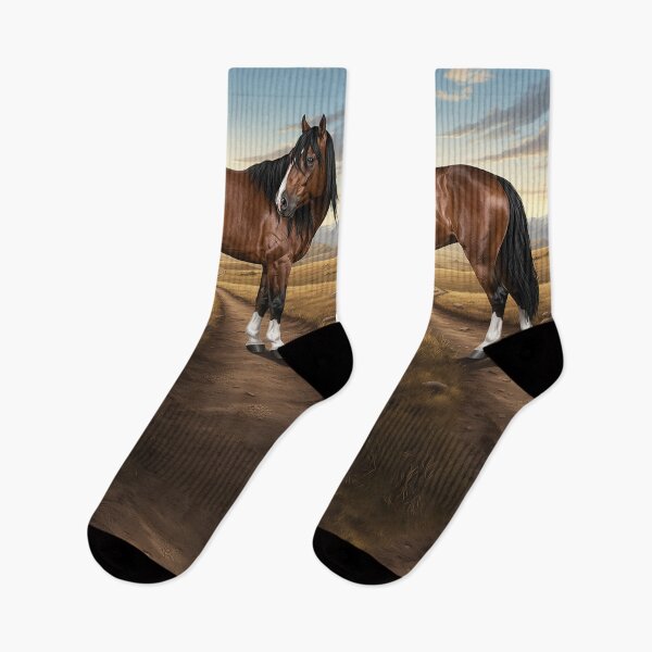 Item preview, An Adaev horse and a landscape from Kazakhstan designed and sold by Cheval-de-coeur.