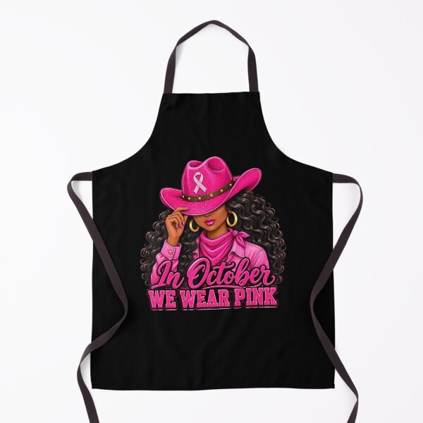 Item preview, In October We Wear Pink Black Woman Breast Cancer Awareness designed and sold by T9AXER.