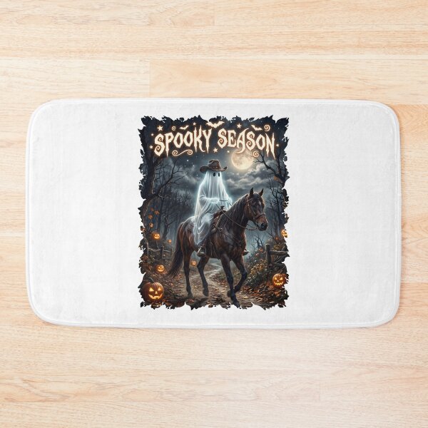 Item preview, Spooky Season Ghost Cowboy Horse Riding Halloween designed and sold by Mr Lee.