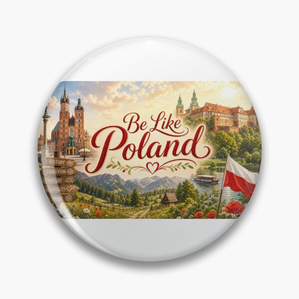 Item preview, Be Like Poland designed and sold by ArtCraftLab.