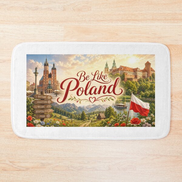 Item preview, Be Like Poland designed and sold by ArtCraftLab.