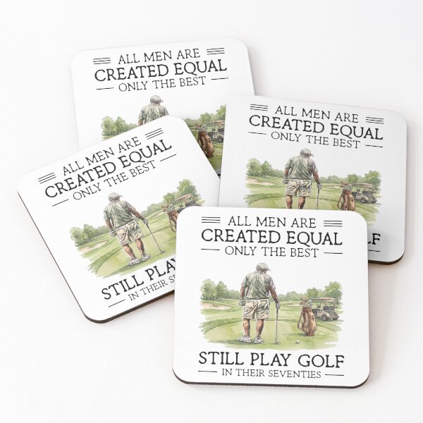 Item preview, All Men Are Created Equal Only The Best Still Play Golf In Their Seventies Funny Golfer designed and sold by LounisArt.