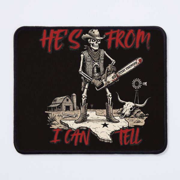 Item preview, Copy of He's from Texas I Can Tell Chainsaw Horror Halloween Graphic Funny Quote designed and sold by w66aboo.