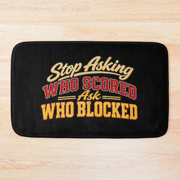 Item preview, Stop Asking Who Scored Ask Who Blocked Funny Volleyball Defense Player Humor designed and sold by 76Valeria.