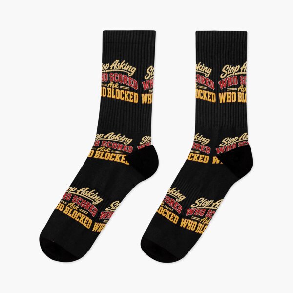 Item preview, Stop Asking Who Scored Ask Who Blocked Funny Volleyball Defense Player Humor designed and sold by 76Valeria.