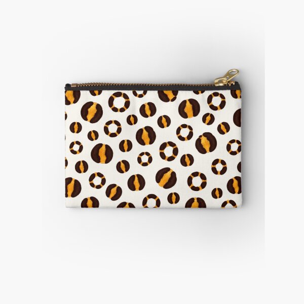 Item preview, Hand Painted Leopard Rosette Pattern – Golden Brown & Black designed and sold by annenambiro.