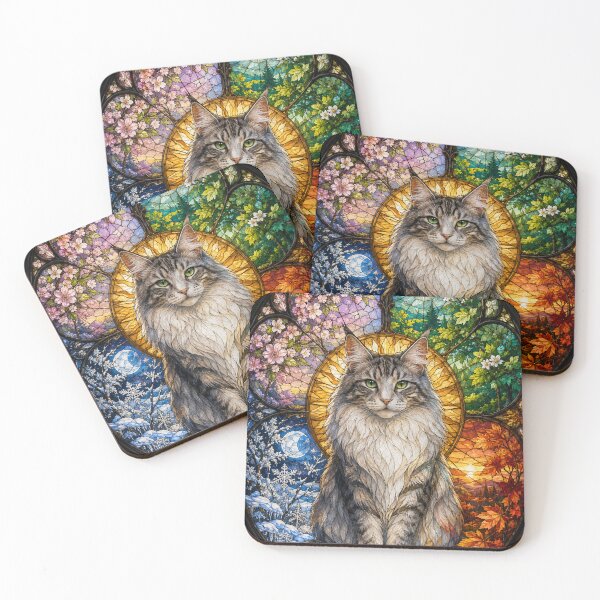 Item preview, The Norwegian Forest Cat – Guardian of the Forests designed and sold by Pixel Otaku Gallery.