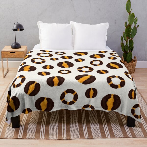 Item preview, Hand Painted Leopard Rosette Pattern – Golden Brown & Black designed and sold by annenambiro.