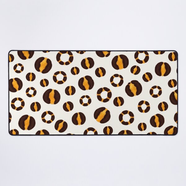 Item preview, Hand Painted Leopard Rosette Pattern – Golden Brown & Black designed and sold by annenambiro.