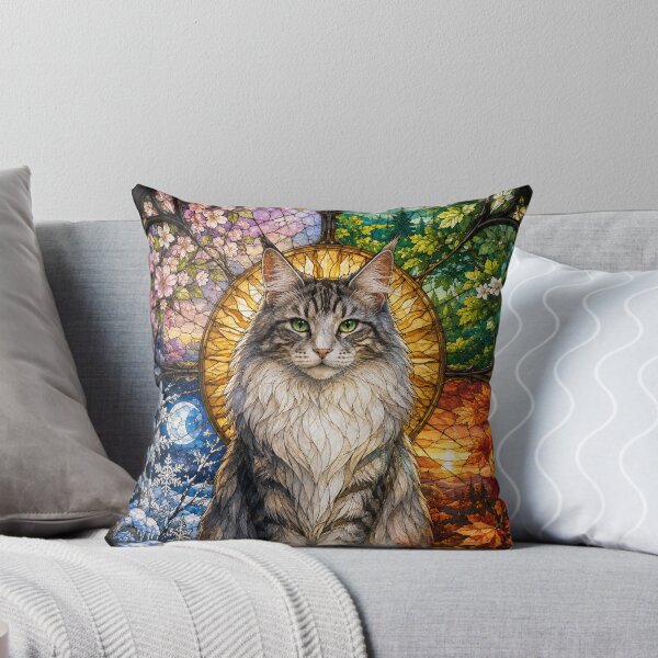 Item preview, The Norwegian Forest Cat – Guardian of the Forests designed and sold by Pixel Otaku Gallery.