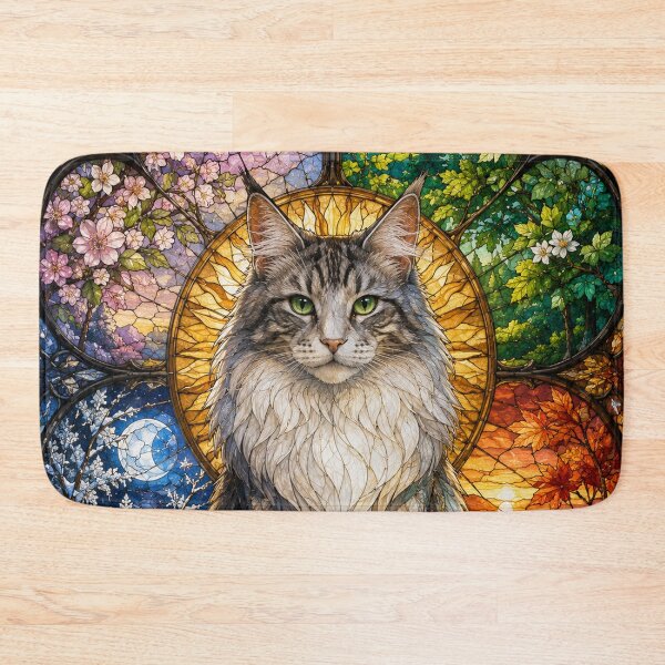 Item preview, The Norwegian Forest Cat – Guardian of the Forests designed and sold by Pixel Otaku Gallery.