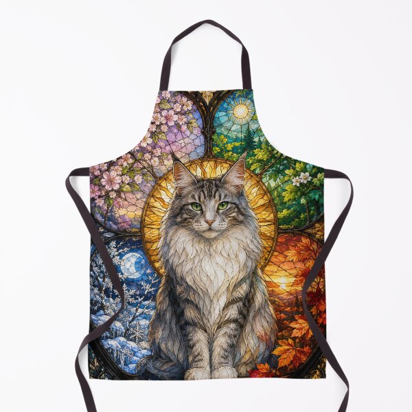 Item preview, The Norwegian Forest Cat – Guardian of the Forests designed and sold by Pixel Sakura Gallery.