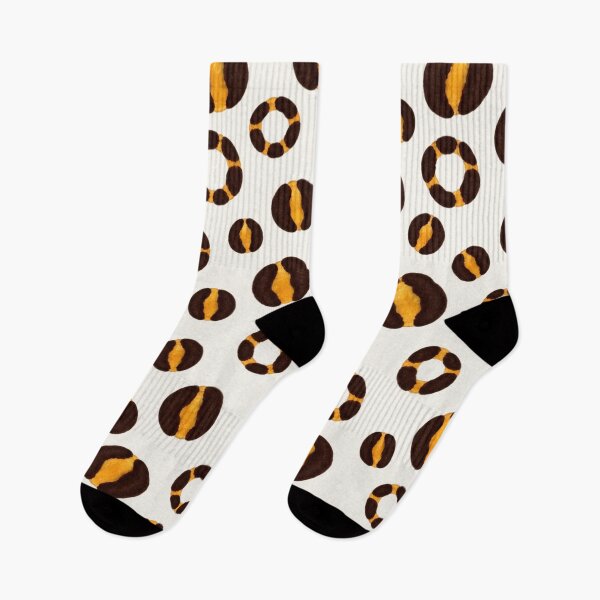 Item preview, Hand Painted Leopard Rosette Pattern – Golden Brown & Black designed and sold by annenambiro.