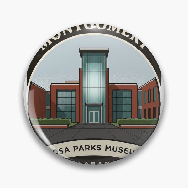 Item preview, Rosa Parks Museum Montgomery Alabama Crest Sticker designed and sold by DetourDgn.
