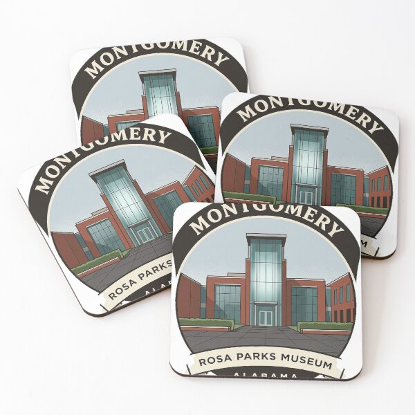 Item preview, Rosa Parks Museum Montgomery Alabama Crest Sticker designed and sold by DetourDgn.