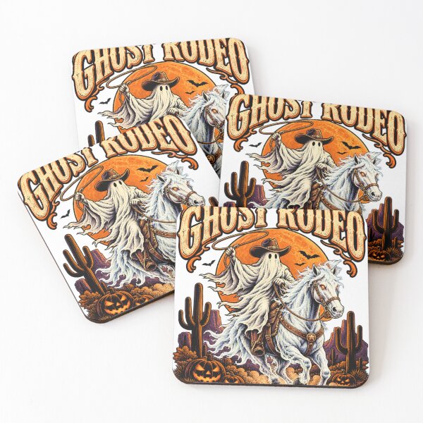 Item preview, Ghost Rodeo Halloween,Cowboy Ghost T Shirt designed and sold by Shahjiar Shop.